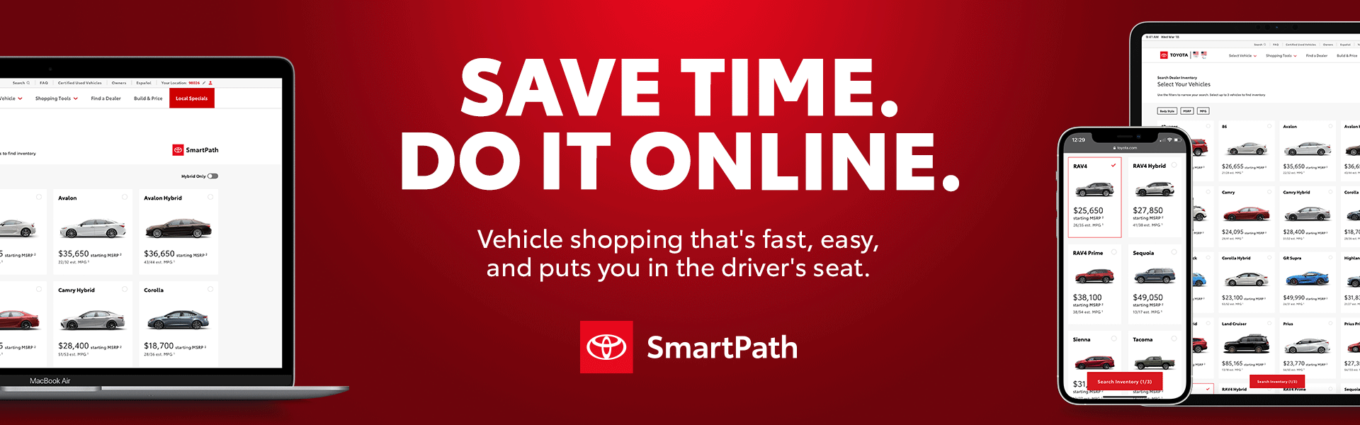 Save Time. Do It Online.